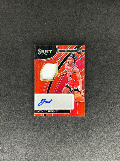 AYO DOSUNMU - 2021 PANINI SELECT BASKETBALL #RJ-ADM PATCH