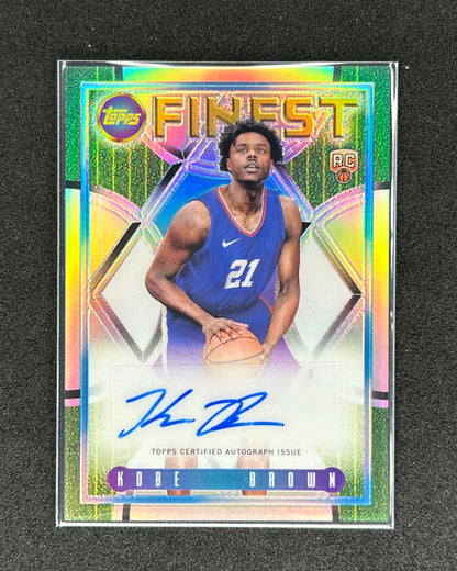 KOBE BROWN - 2024 TOPPS FINEST FLASHBACK AUTOGRAPH