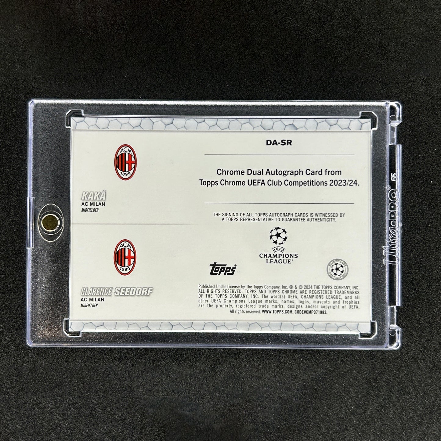 KAKA / CLARENCE SEEDORF - 2024 TOPPS CHROME