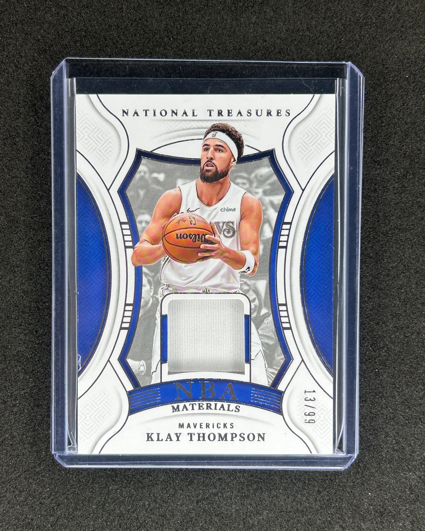 KLAY THOMPSON - 2024-25 PANINI NATIONAL TREASURES #NBA-KYT /99 PATCH