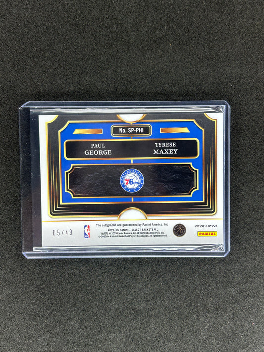 PAUL GEORGE | TYRESE MAXEY - 2024-25 PANINI SELECT