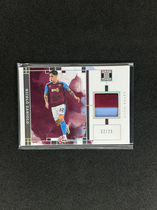 NICOLO ZANIOLO - 2023-24 PANINI IMPECCABLE PREMIER LEAGUE #IM-NZ /25 PATCH