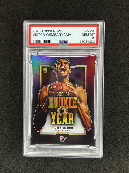VICTOR WEMBANYAMA - 2023 TOPPS NOW - PSA 10
