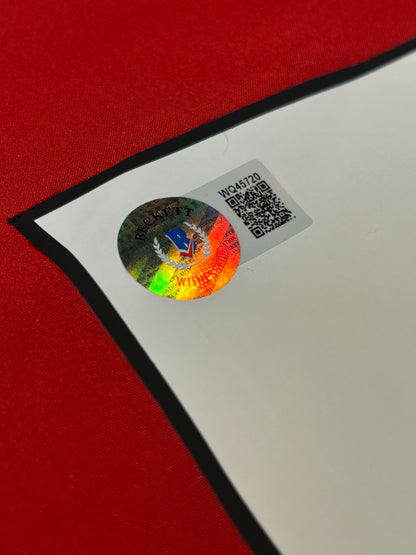 CRISTIANO RONALDO - 2006-07 #7 MANCHESTER UNITED SIGNED JERSEY WITH BECKET