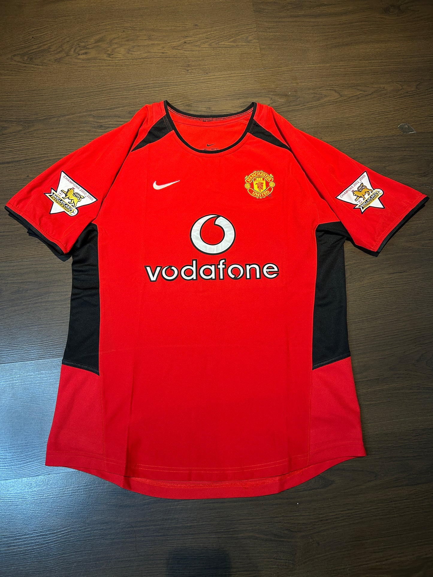 CRISTIANO RONALDO - 2006-07 #7 MANCHESTER UNITED SIGNED JERSEY WITH BECKET