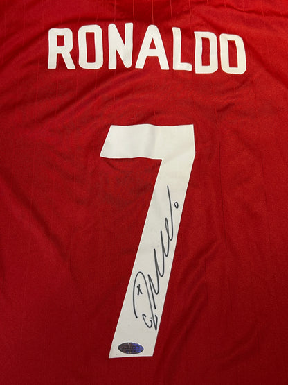 Cristiano Ronaldo #7 Manchester United Signed Jersey 2022/23 With TSA COA