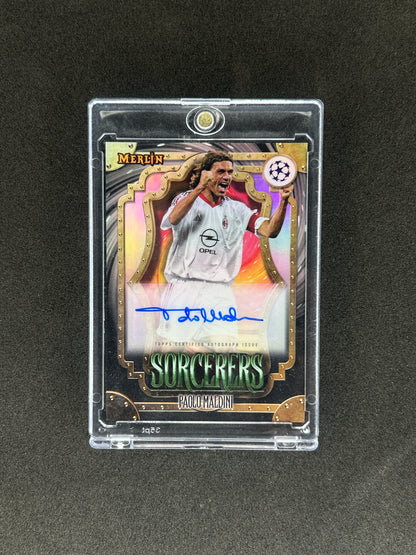 PAOLO MALDINI - 2024 TOPPS MERLIN SORCERERS AUTO #SA-PM