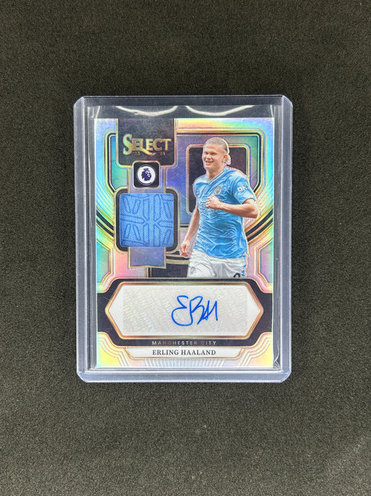 ERLING HAALAND - 2023-24 PANINI SELECT PREMIER LEAGUE #AM-EH AUTO PATCH