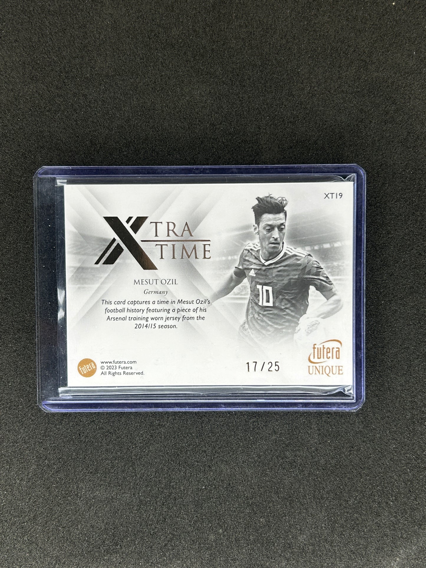MESUT OZIL - 2023 FUTERA EXTRA TIME #XT19 /25 PATCH