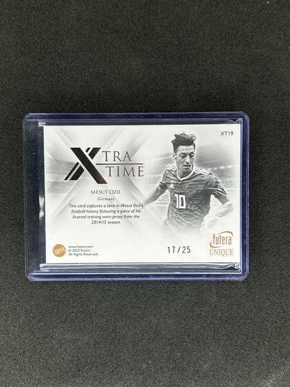 MESUT OZIL - 2023 FUTERA EXTRA TIME #XT19 /25 PATCH