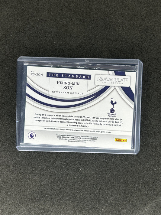 HEUNG-MIN SON - 2022-23 PANINI IMMACULATE COLLECTION #TS-SON /25 PATCH
