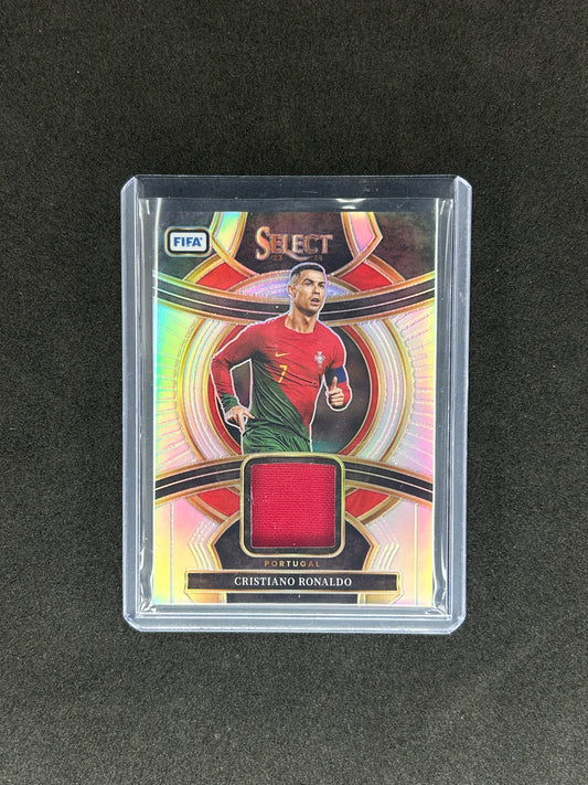 CRISTIANO RONALDO - 2023-24 PANINI SELECT FIFA #SSF-CR7 REFRACTOR PATCH