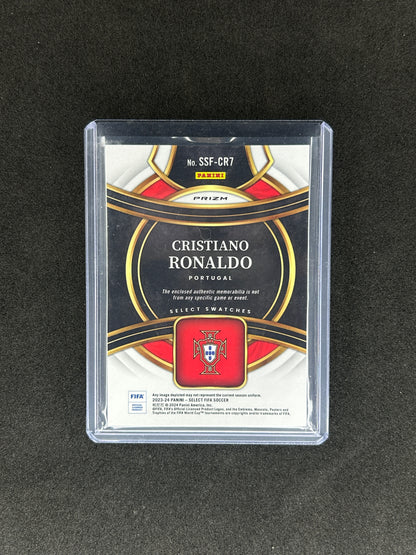 CRISTIANO RONALDO - 2023-24 PANINI SELECT FIFA #SSF-CR7 REFRACTOR PATCH