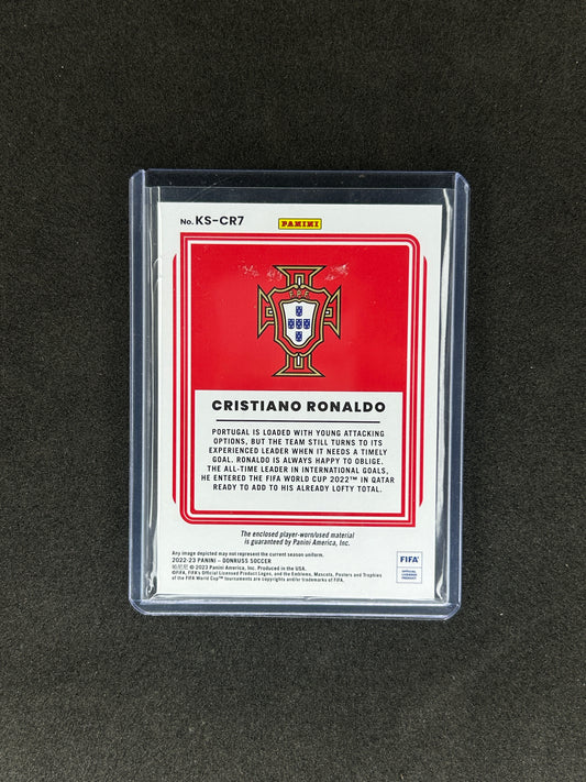 CRISTIANO RONALDO - 2022-23 PANINI DONRUSS KIT SERIES #KS-CR7 PATCH