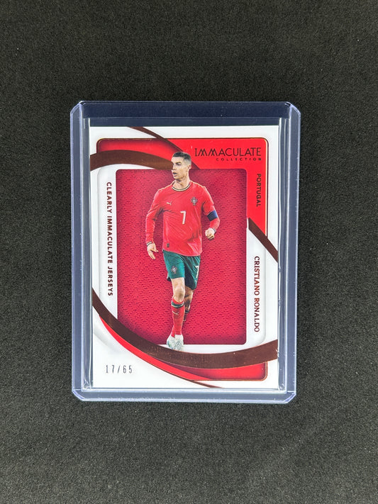 CRISTIANO RONALDO - 2024-25 PANINI IMMACULATE #CJ-CR7 /65 JUMBO PATCH