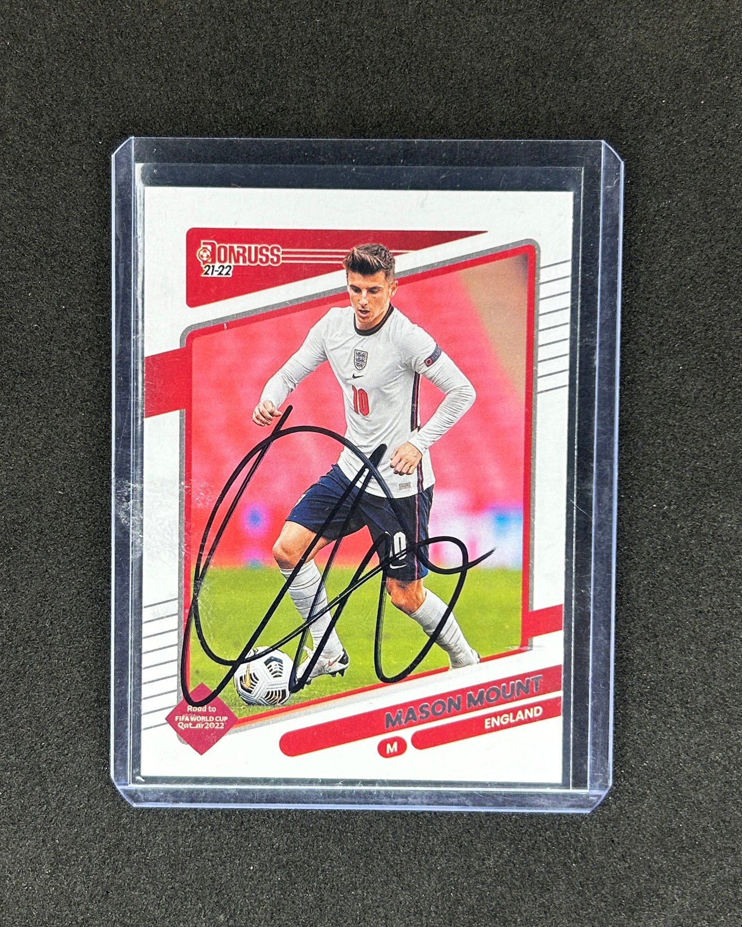 MASON MOUNT - 2021-22 PANINI DONRUSS #50 ONCARD AUTO