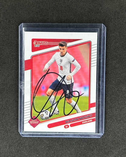 MASON MOUNT - 2021-22 PANINI DONRUSS #50 ONCARD AUTO