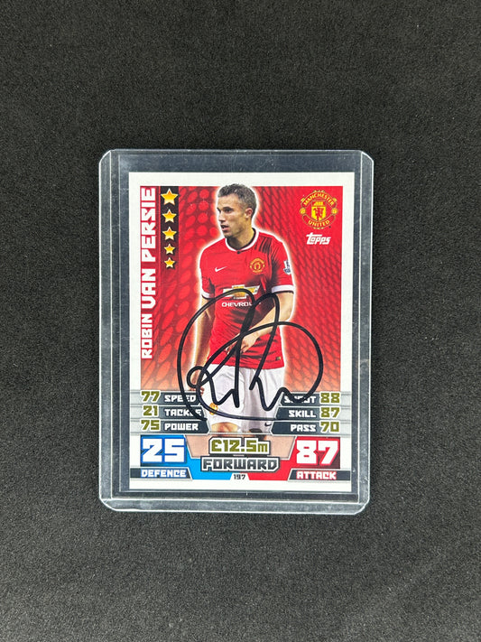 ROBIN VAN PERSIE - MATCH ATTAX #197 ONCARD AUTO