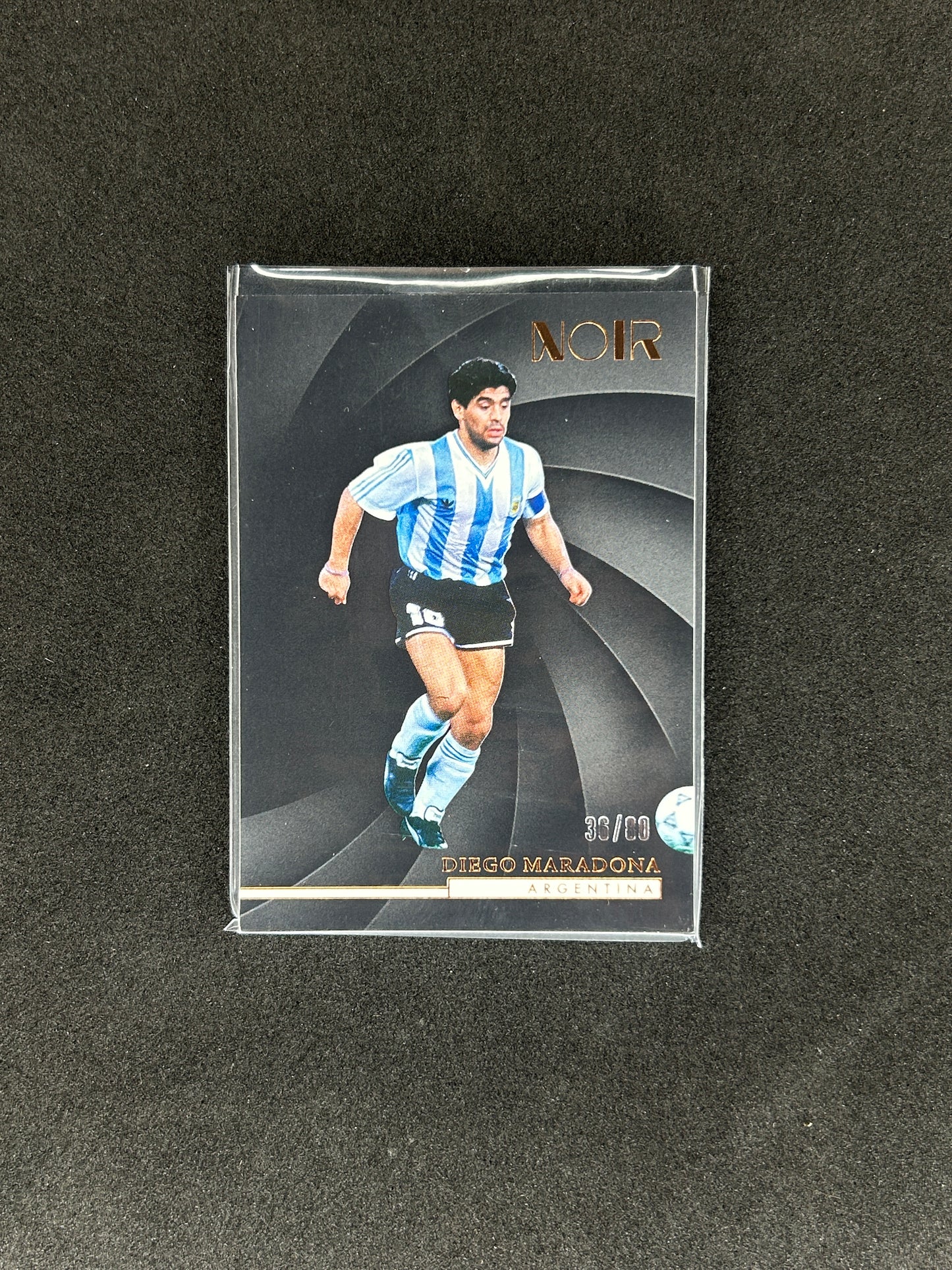 DIEGO MARADONA - 2024-25 PANINI NOIR /80 #97