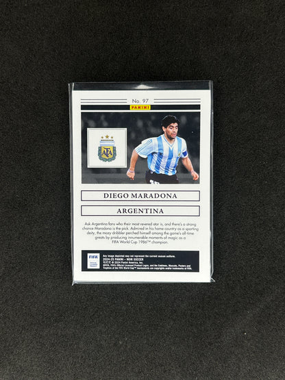 DIEGO MARADONA - 2024-25 PANINI NOIR /80 #97