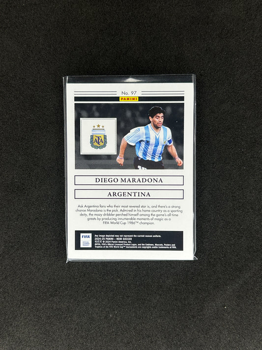 DIEGO MARADONA - 2024-25 PANINI NOIR /80 #97