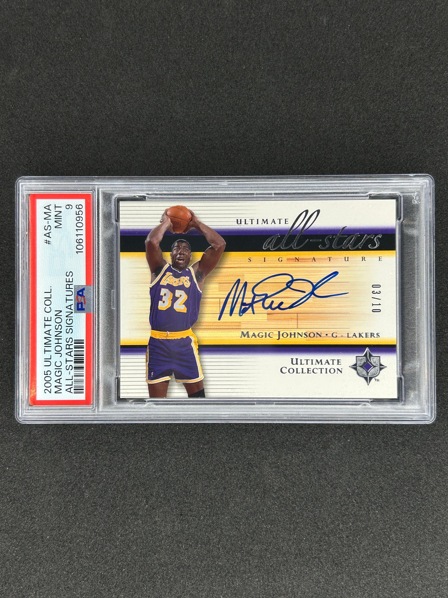 Magic Johnson - 2005 ULTIMATE COLLECTION ALL-STARS SIGNATURES