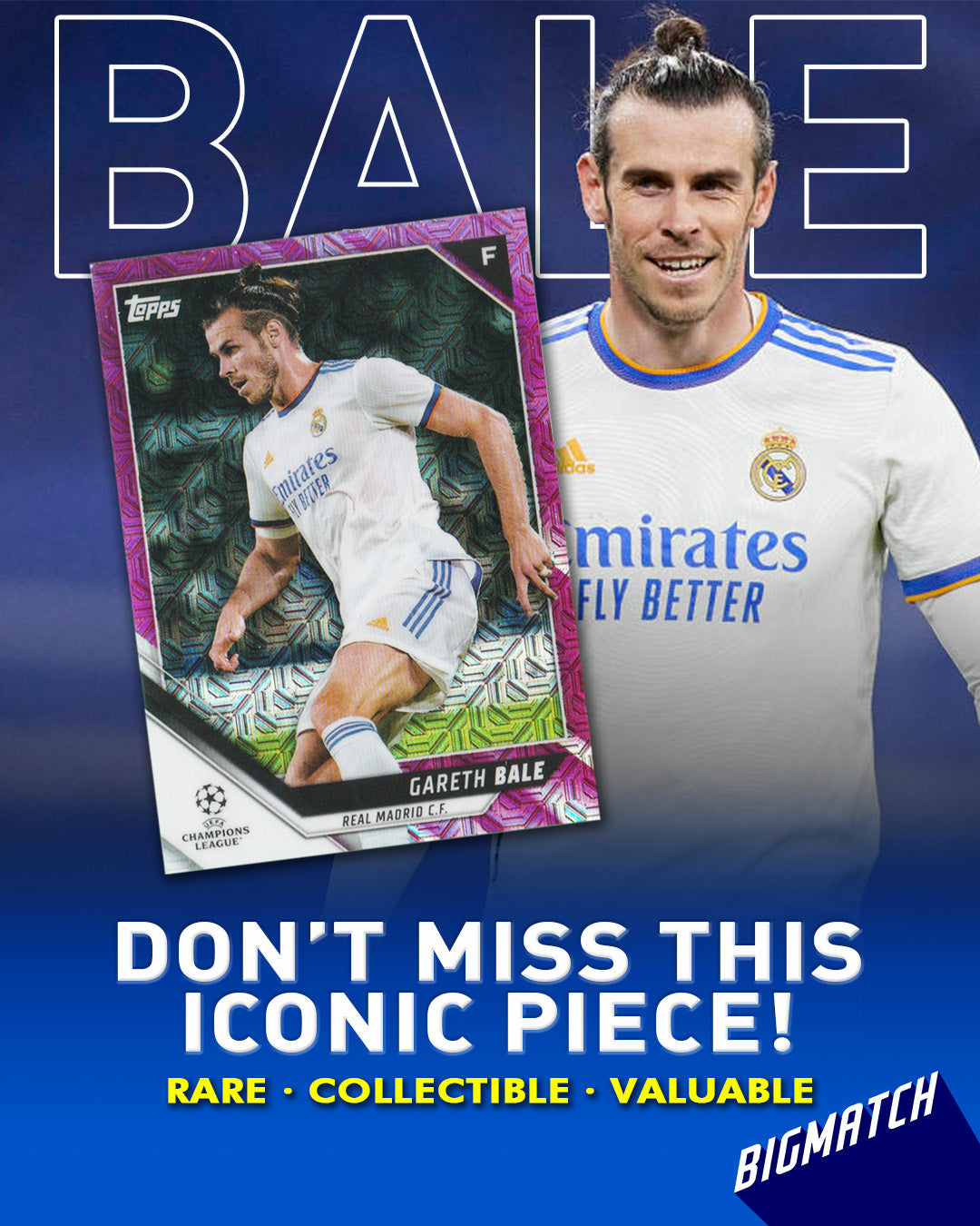 Gareth Bale - 2022 TOPPS UEFA CHAMPIONS LEAGUE