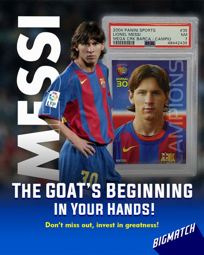 Lionel Messi - 2004 PANINI SPORTS MEGA CRACKS BARCA