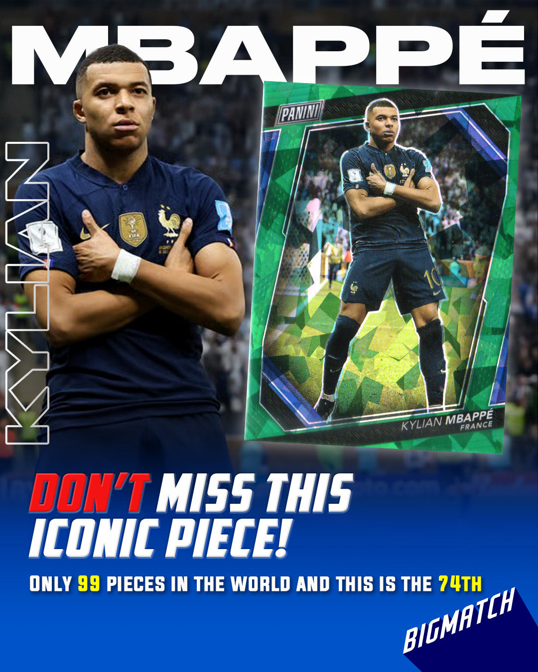 Kylian Mbappé - 2023 PANINI THE NATIONAL