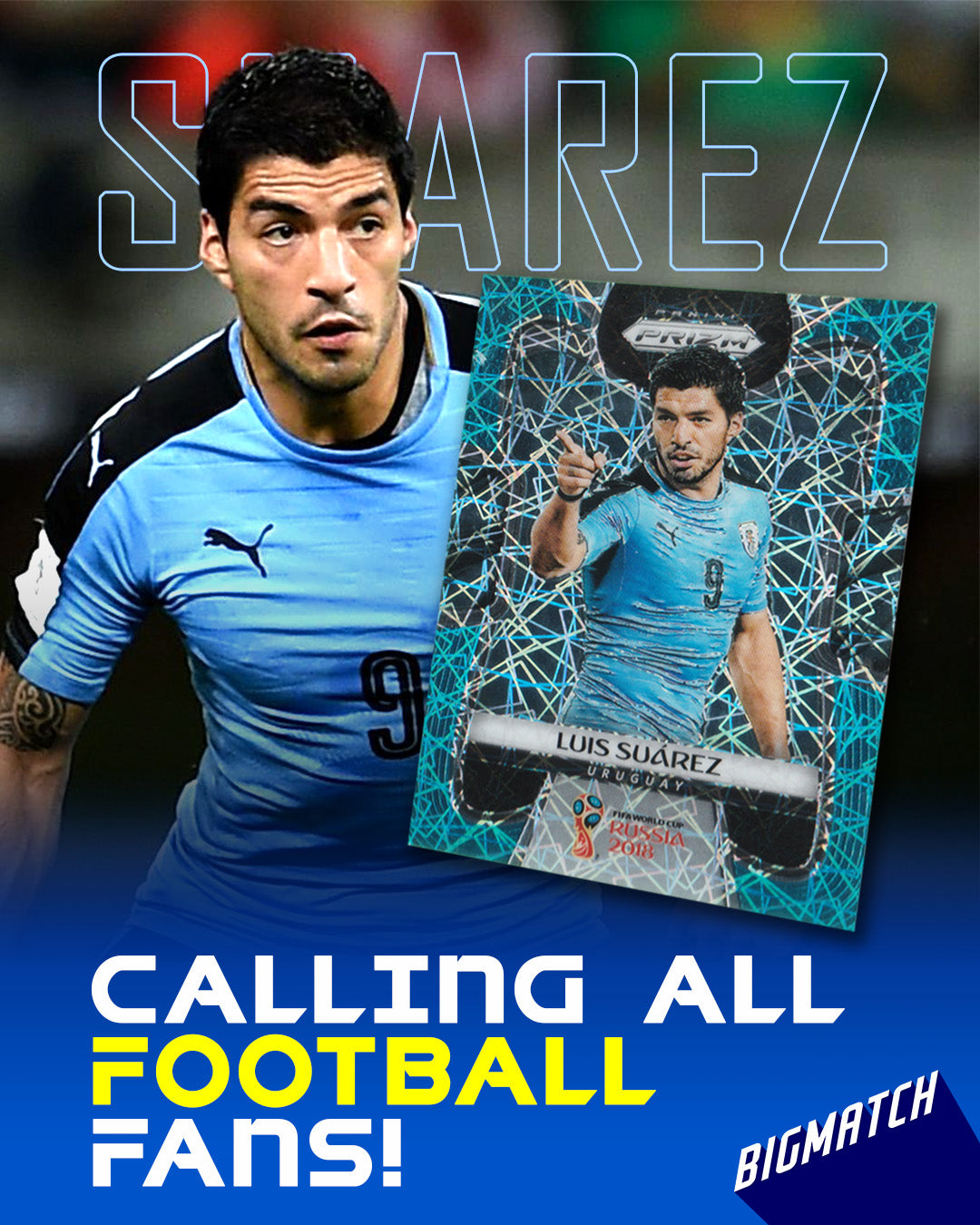 Luis Suárez - 2018 PANINI PRIZM WORLD CUP SOCCER