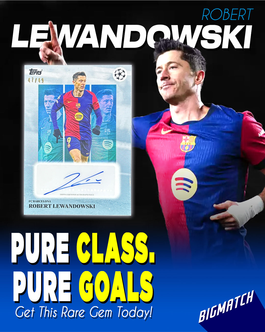 Robert Lewandowski - 2025 TOPPS Simplicidad SIGNATURE