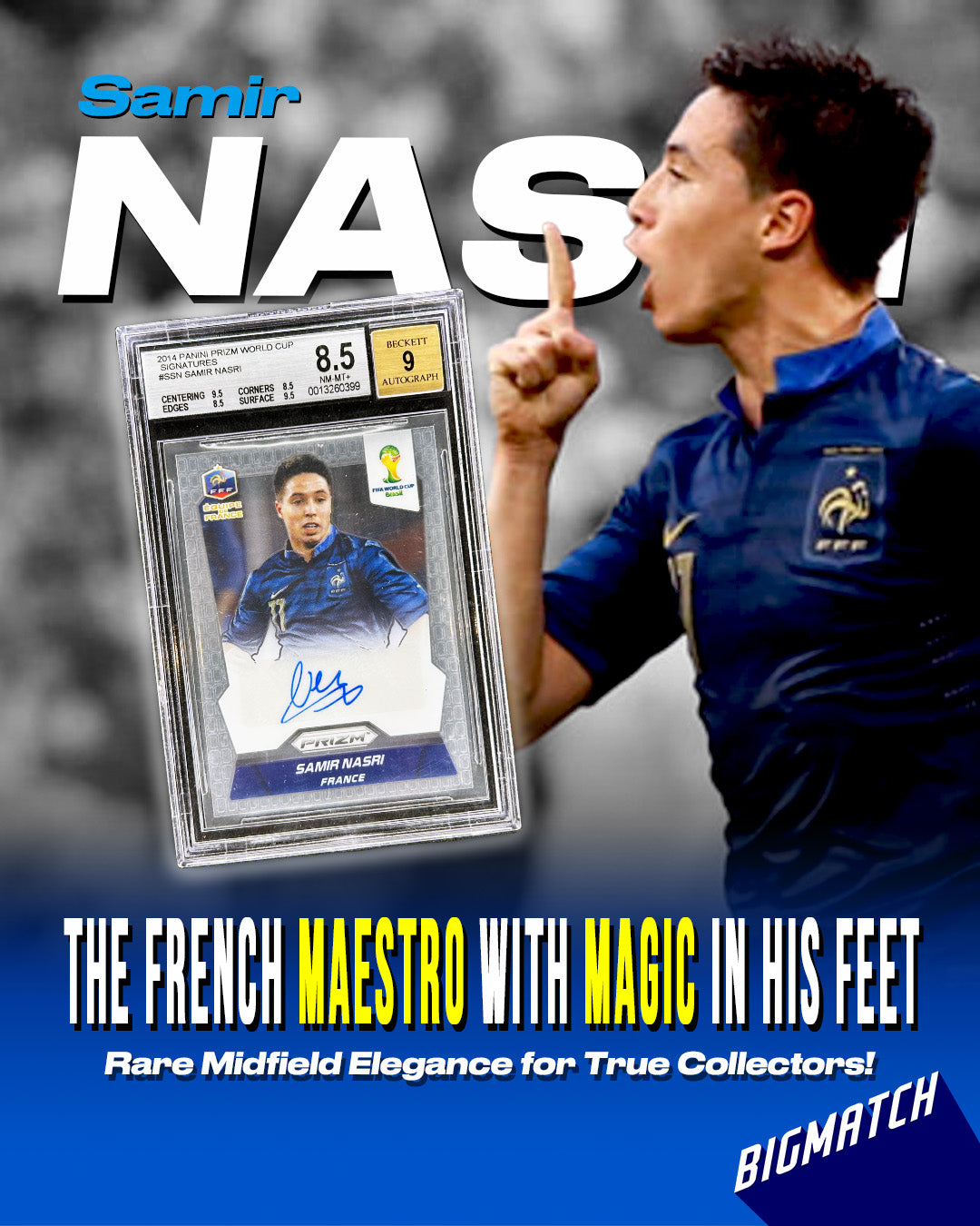 Samir Nasri - 2014 PANINI PRIZM WORLD CUP