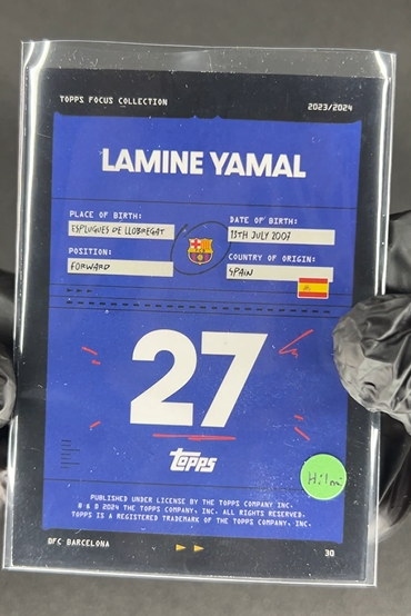 Lamine Yamal - 2024 TOPPS FOCUS COLLECTION #30
