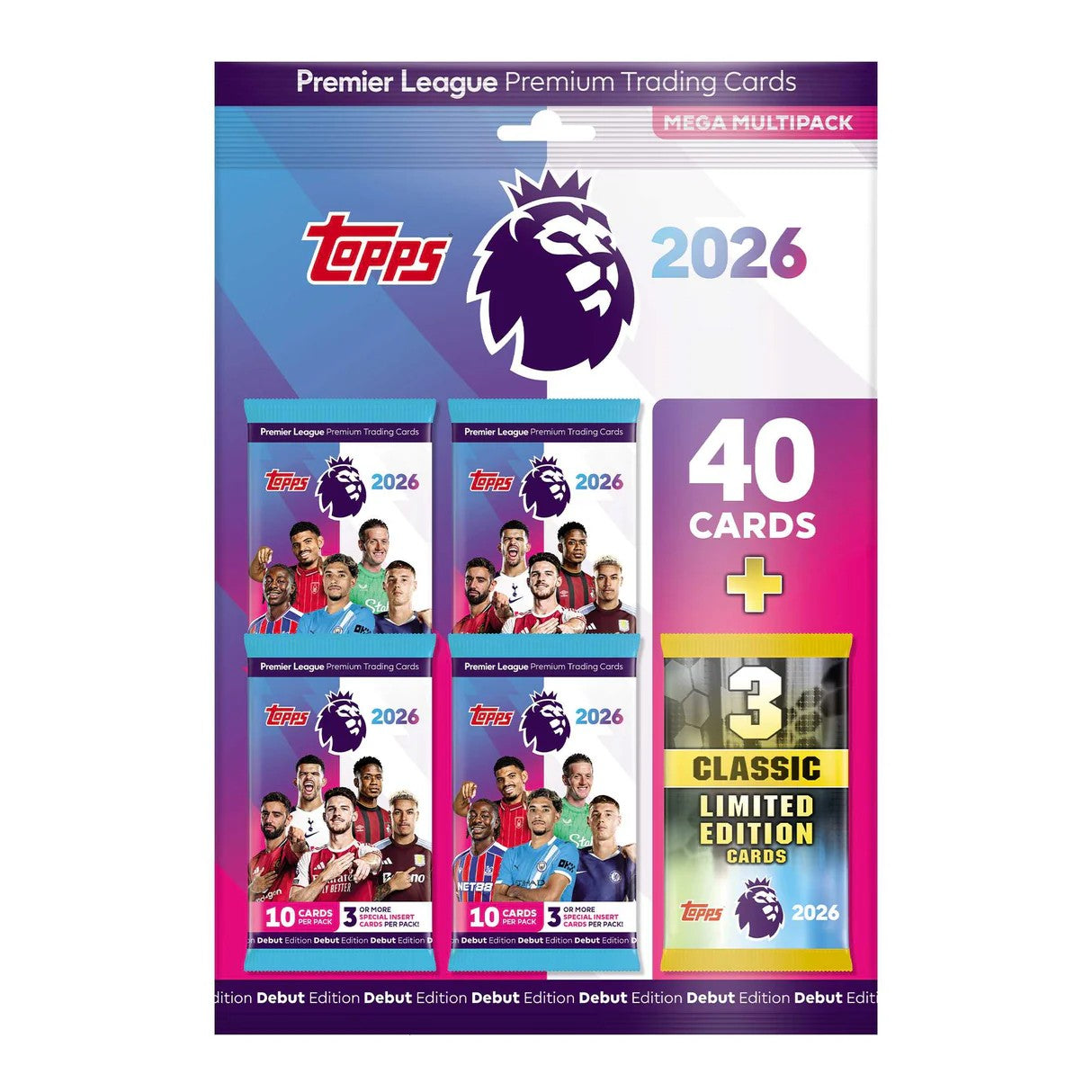 Topps Premier League 2025/26 Debut Edition Mega Multipack
