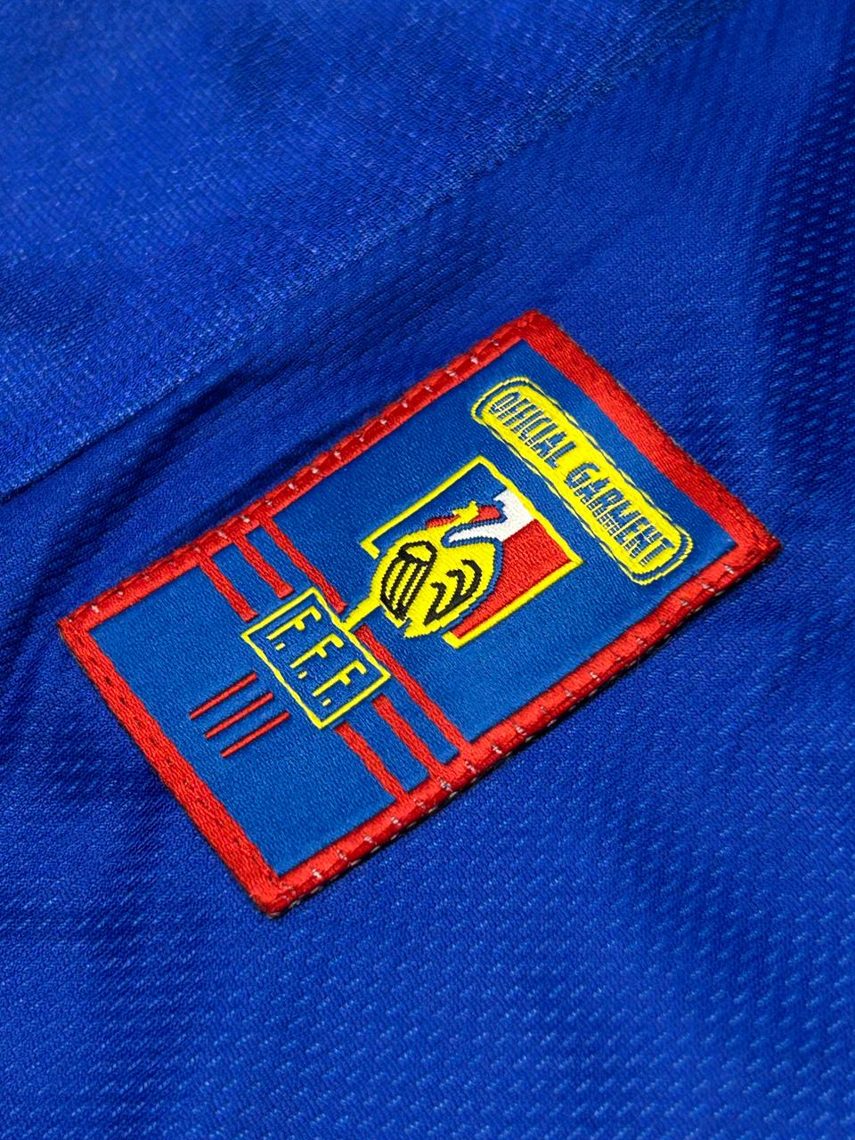 ZINEDINE ZIDANE BACK SIGNED FRANCE 1998 HOME SHIRT