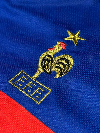 ZINEDINE ZIDANE BACK SIGNED FRANCE 1998 HOME SHIRT