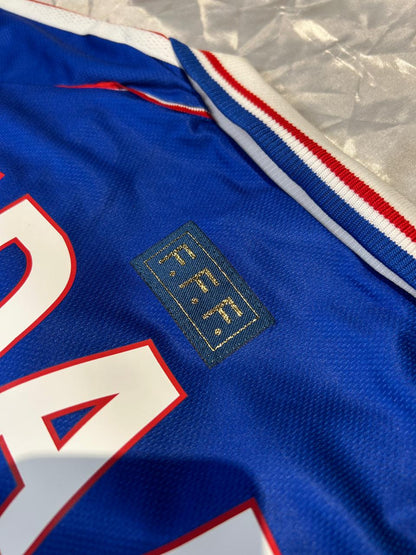ZINEDINE ZIDANE BACK SIGNED FRANCE 1998 HOME SHIRT