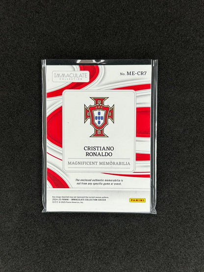 CRISTIANO RONALDO - 2024-25 PANINI IMMACULATE COLLECTION #ME-CR7 /25 PATCH