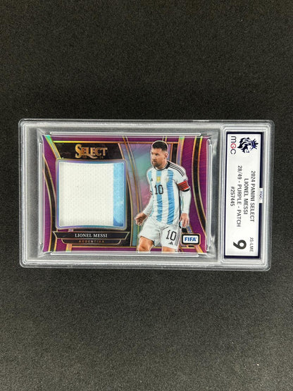 LIONEL MESSI - 2024 PANINI SELECT PURPLE #JS-LME /49 - MGC 9