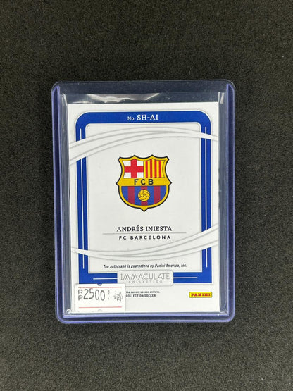 ANDRES INIESTA - 2024 PANINI IMMACULATE BRONZE - AUTOGRAPH - #SH-AI /49