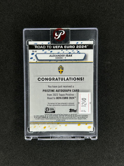 ALEXANDER ISAK - 2024 TOPPS PRISTINE - SWEDEN - Autograph #PA-AI /25