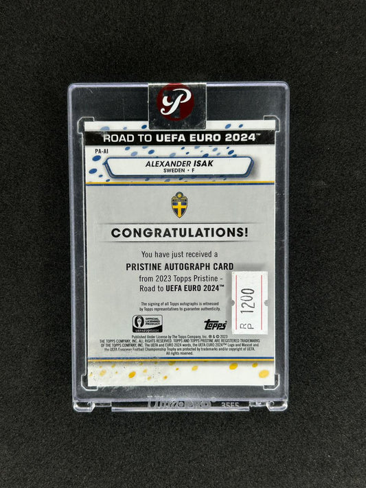 ALEXANDER ISAK - 2024 TOPPS PRISTINE - SWEDEN - Autograph #PA-AI /25