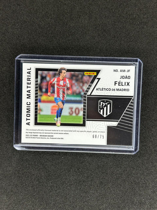 JOAO FELIX - 2021-22 PANINI OBSIDIAN ATOMIC #AM-JF /75 PATCH