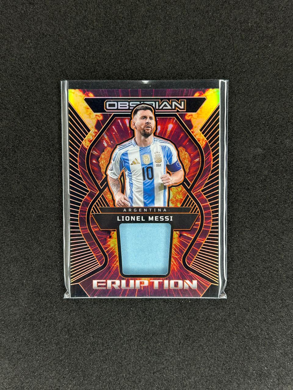 LIONEL MESSI - 2023-24 PANINI OBSIDIAN #ER-LM /99 PATCH