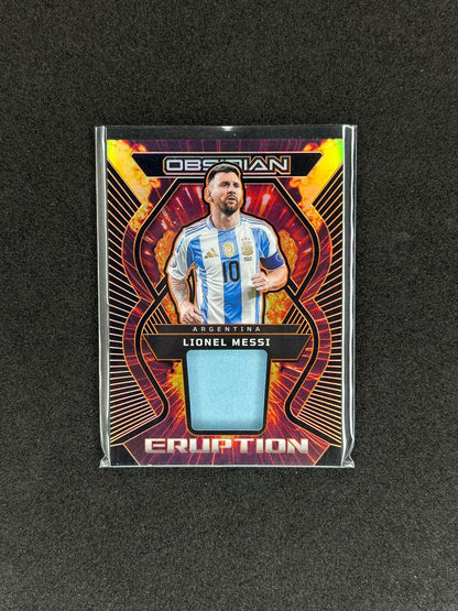 LIONEL MESSI - 2023-24 PANINI OBSIDIAN #ER-LM /99 PATCH