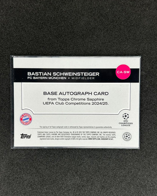 BASTIAN SCHWEINSTEIGER - 2025 TOPPS CHROME #CA-SW