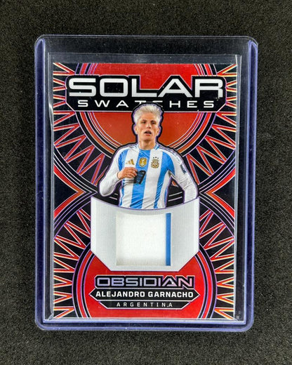 ALEJANDRO GARNACHO - 2024-25 PANINI OBSIDIAN SOLAR SWATCHES #SS-AG /50 PATCH