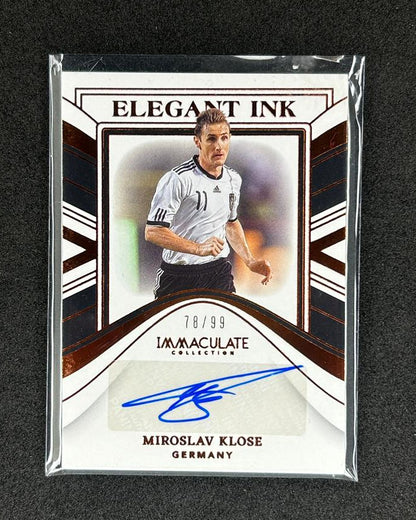 MIROSLAV KLOSE - 2023-24 PANINI IMMACULATE COLLECTION #EI-MK /99