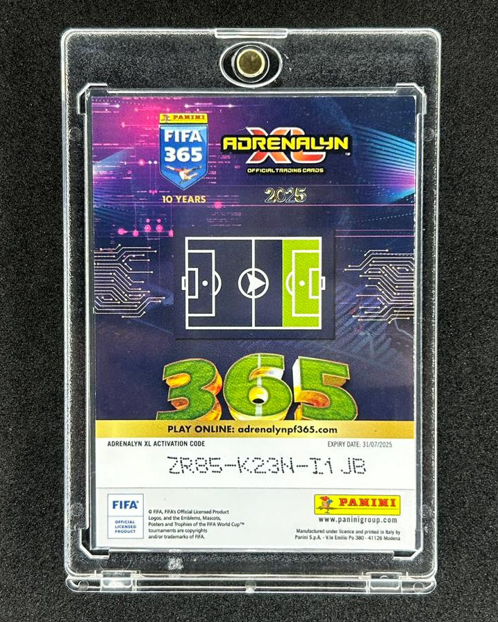 MOHAMED SALAH - PANINI FIFA 365 AUTO ON CARD