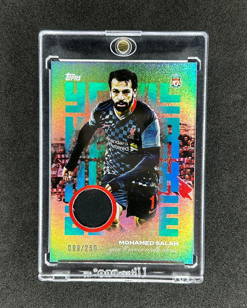 MOHAMED SALAH - 2023 TOPPS YOU'LL NEVER WALK ALONE # YN-MS /250 PATCH